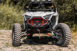 zbroz racing turbo r front bumper w winch installed front 2