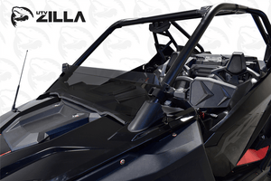 UTVZILLA tinted half polycarbonate windshield with quick straps for RZR Pro XP, Pro R, and Turbo R