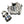 Can-Am X3 Billet AN Water Pump Cover – Coolant Upgrade - Dunes 2 Dezert SXS