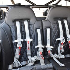 Apex split bench seat with harnesses