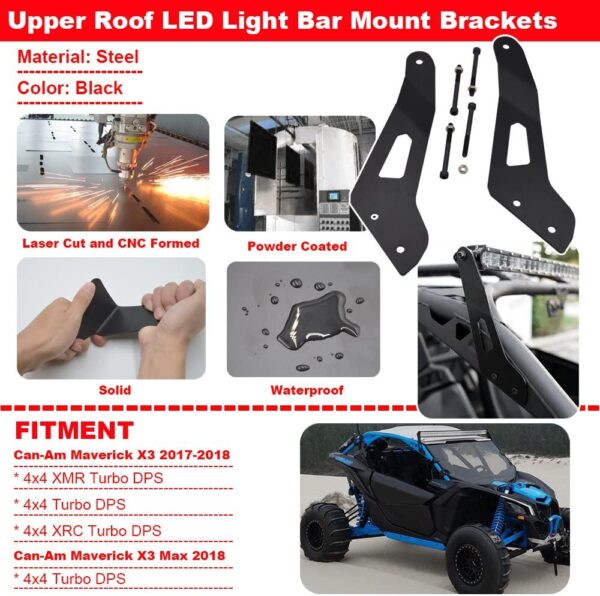 D2D CanAm Light Bar Brackets