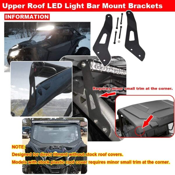 D2D CanAm Light Bar Brackets