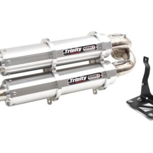 Trinity CanAm exhaust with brushed finish