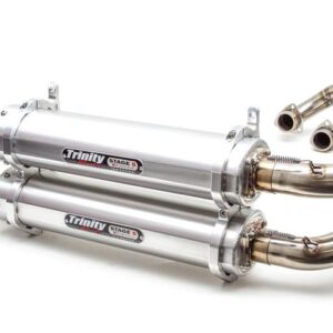 Trinity full exhaust with brushed finish