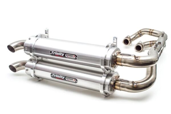 Trinity full exhaust with brushed finish