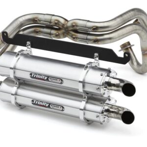 Trinity Honda full exhaust with brushed finish