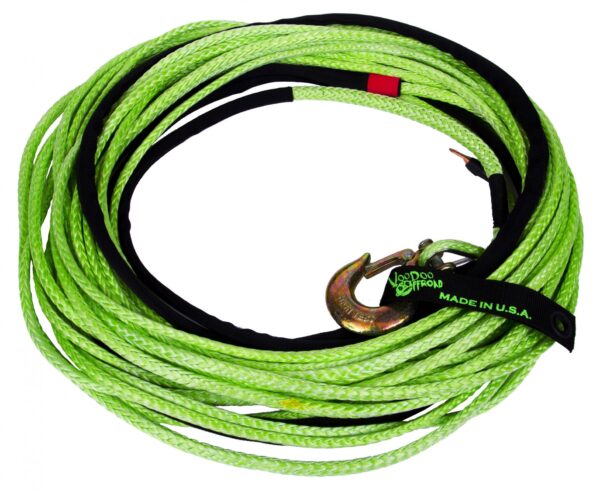 Winch Rope Jeep/Truck 3/8 Inch x 80 Foot Green VooDoo Offroad