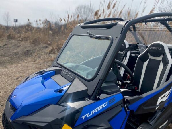 EMP Polaris RZR Turbo S and Velocity Turbo S Laminated Glass Windshield w/ Wiper - Image 3