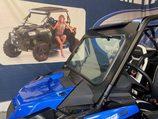 EMP Polaris RZR Turbo S and Velocity Turbo S Laminated Glass Windshield w/ Wiper - Image 8