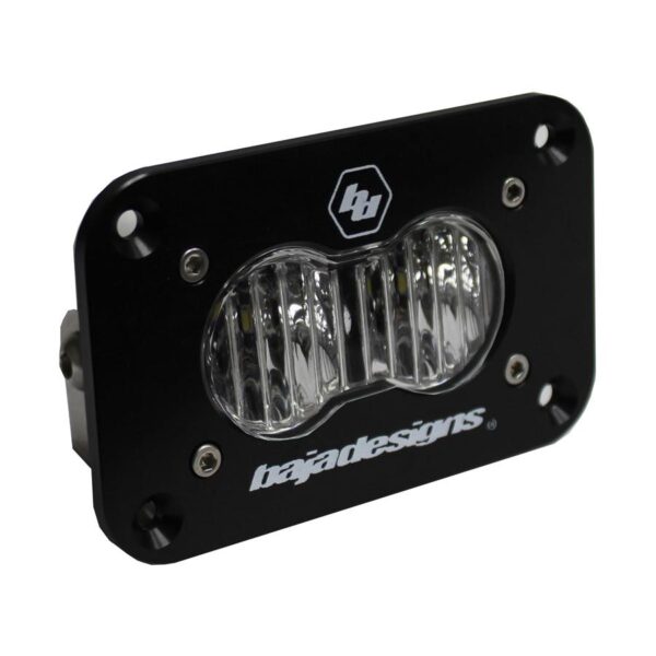 S2 Sport Black Flush Mount LED Auxiliary Light Pod - Universal