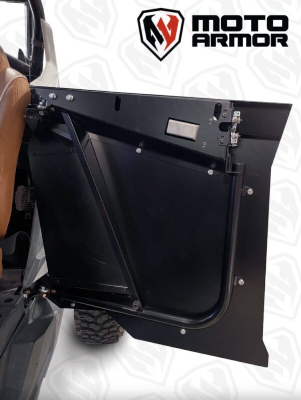 Inside rear panel of Pro XP/R doors