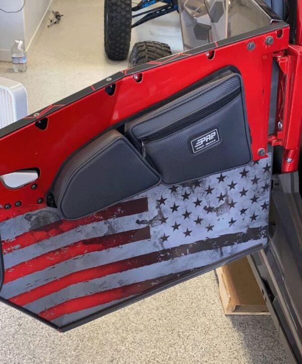 Moto Armor door with PRP door bags