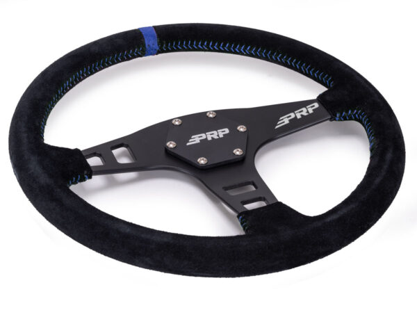 PRP Suede Flat Steering Wheel - Image 3