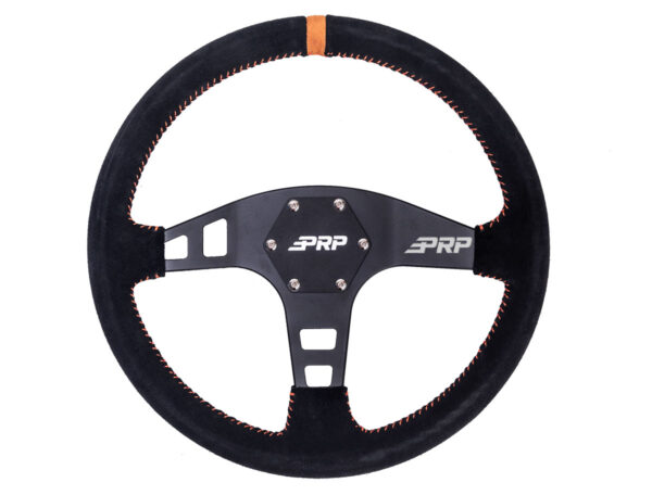 PRP Suede Flat Steering Wheel - Image 2