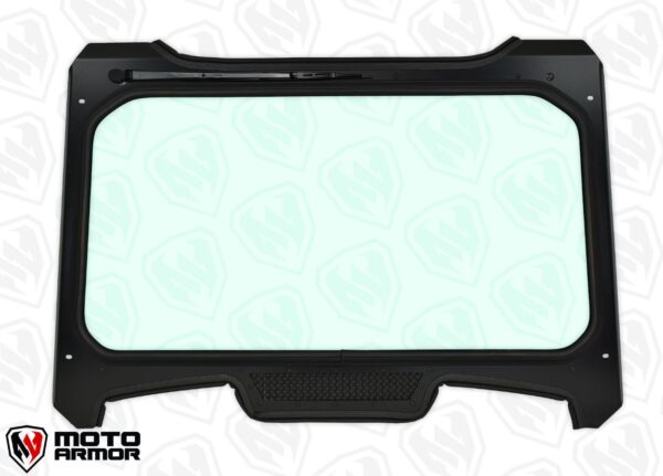 Moto Armor Turbo S Windshield black with black vent