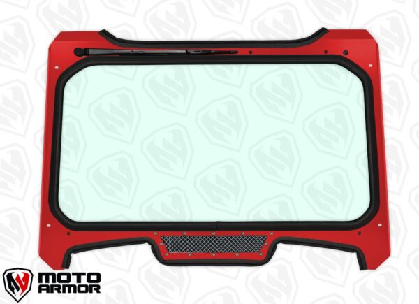 Moto Armor Turbo S Windshield red