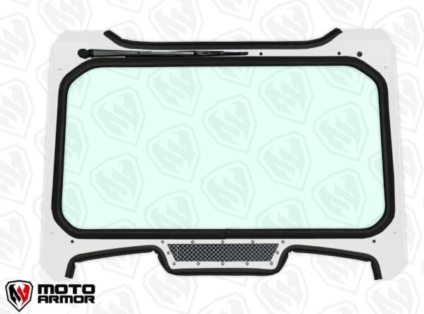 Moto Armor Turbo S Windshield white