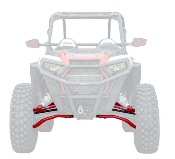 SATV XP Turbo High Clearance 2 forward A-arms kit in red