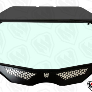 Moto Armor Maverick X3 Vented Full Glass Windshield