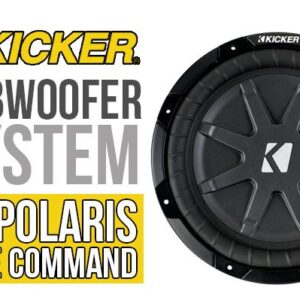 SSV Works Polaris RZR XP Turbo S Complete Kicker Subwoofer Plug-&-Play Audio System RZ4-1KRC