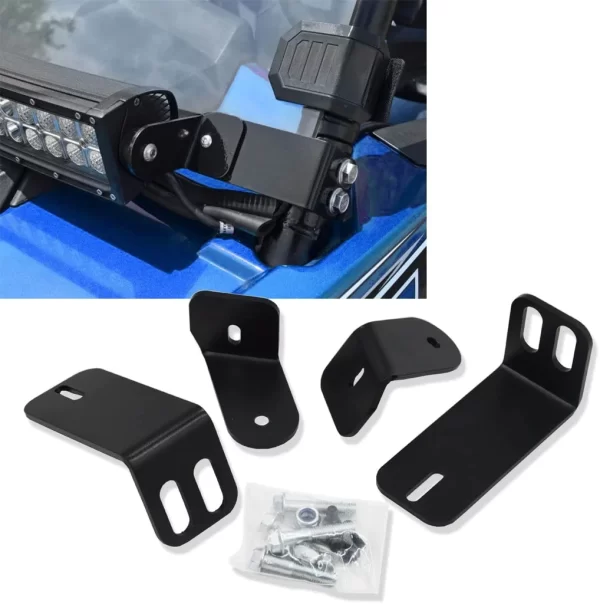 AuxBeam 5D Light Bar a-pillar mounts