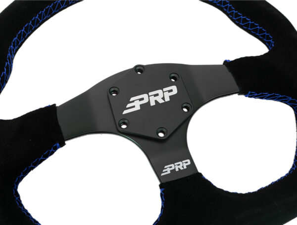 COMP-R STEERING WHEEL blue stitching