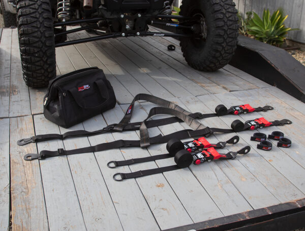 Ultimate UTV Tire Bonnet Kit on trailer