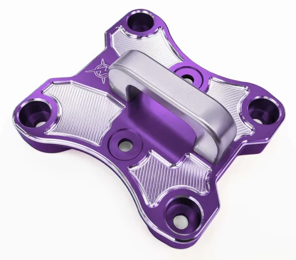 KCB X3 rear plate purple