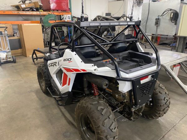 TFBB RZR 200 Big Boy cage with wing and chase light