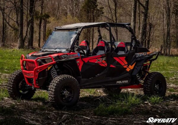 SATV RZR Boxed A-Arms Black installed