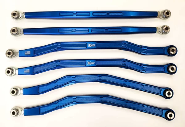 KCB CanAm High Clearance Radius Rods 64" Blue