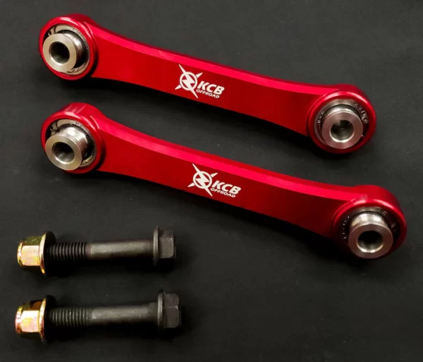 KBC CanAm X3 Rear Sway Bar Links - red