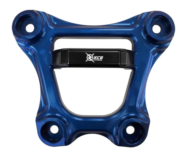 KCB RZR Radius Pull Plate 72" - blue plate with black handle