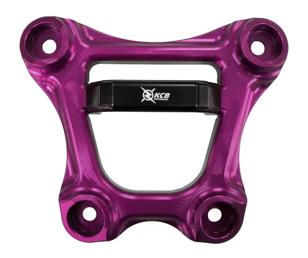 KCB RZR Radius Pull Plate 72" - purple plate with black handle