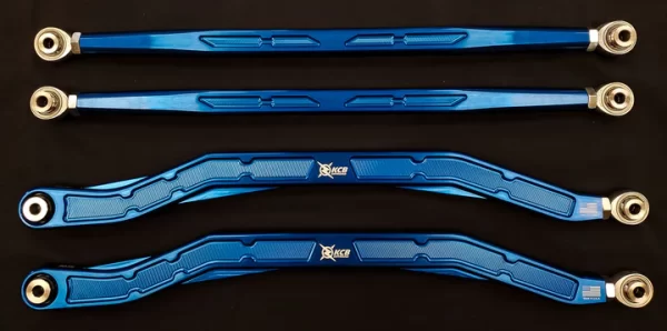 KCB RZR High Clearance Radius Arms 64" - blue