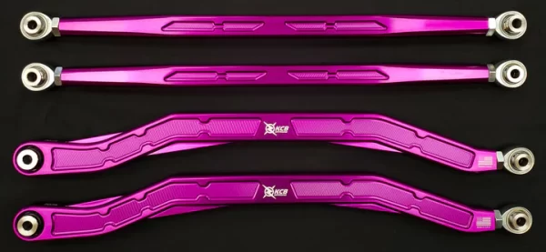 KCB RZR High Clearance Radius Arms 64" - purple