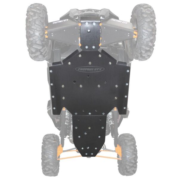 Factory UTV RZR XP1000 Skid Plate with X-Brace