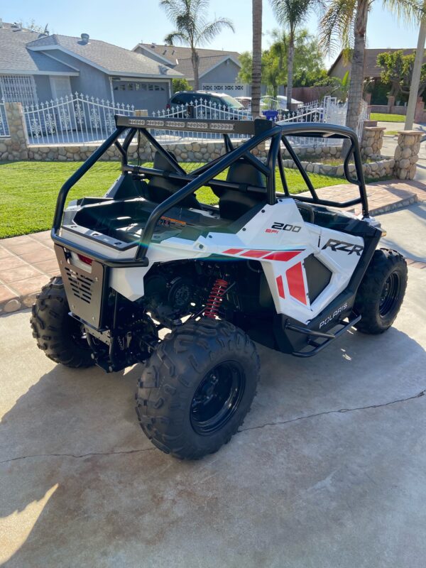 TFBB RZR 200 cage with wing and chase light