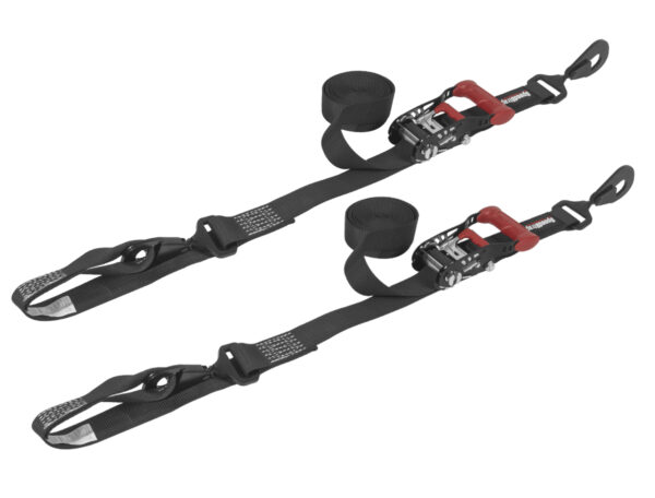 SpeedStrap Ratchet Tie Downs in black