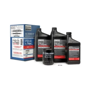 Polaris PS-4 Extreme Duty 0W-50 Full Synthetic Motor Oil Change Kit