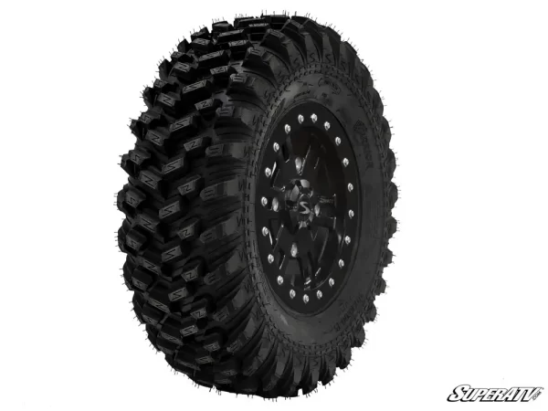 Super ATV XT Warrior Tires on a wheel