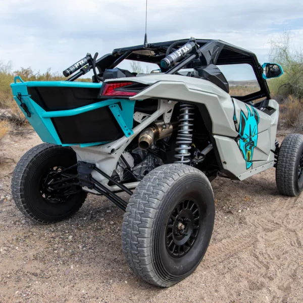 "BAJA TO GLAMIS" (B2G) CAN AM REAR STORAGE & TIRE RACK