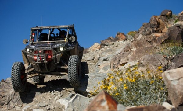 Toyo UTV tires in rocky area