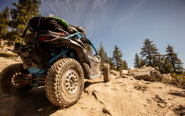 Nitto Trail Grappler SxS on a rocky trail