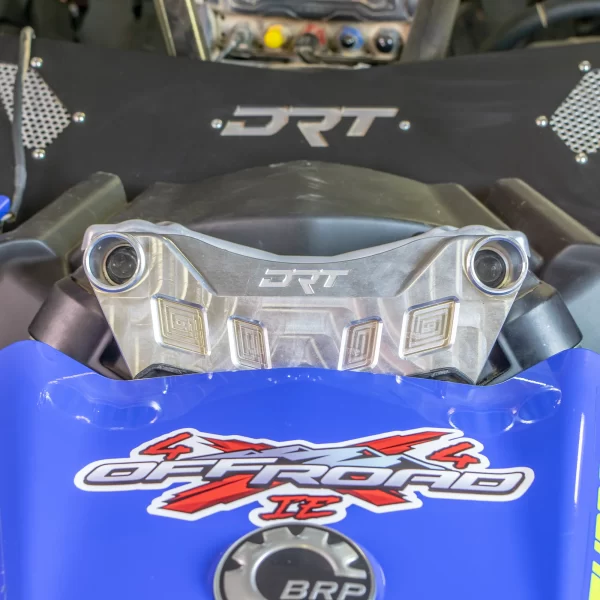 DRT CanAm shock brace installed close up photo