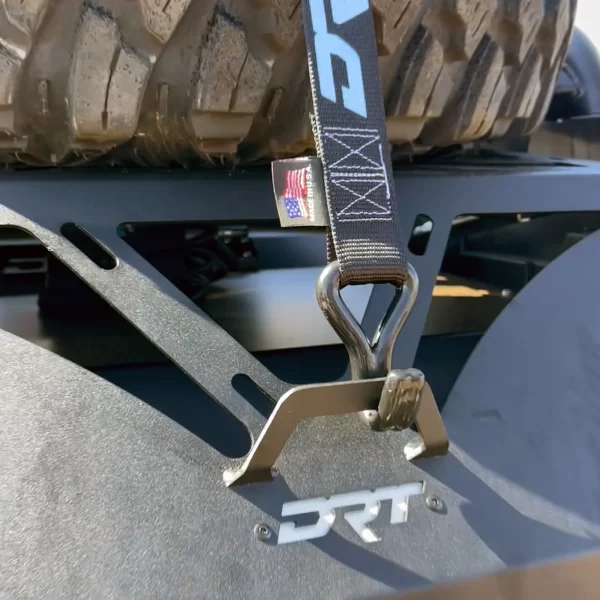 Hook on tire carrier