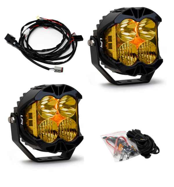 Baja Designs LP4 Pro (Pair) Amber Driving Combo