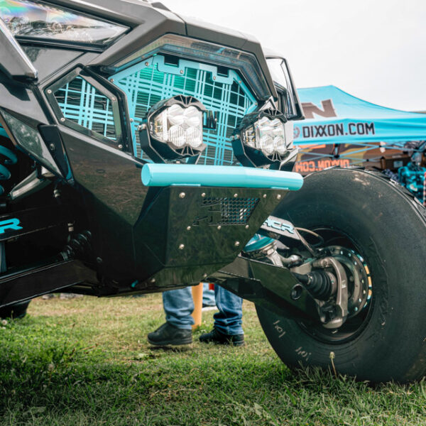 SDR Polaris Pro R/Turbo R Pre-Runner Single Tube Front Bumper installed