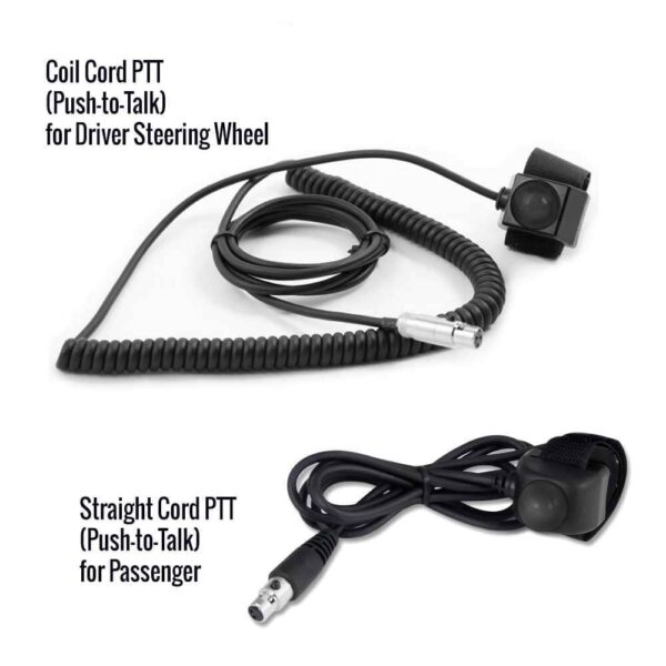 Rugged PTT cables for driver and passenger