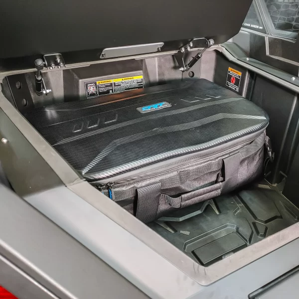 Bag in rear bed enclosure